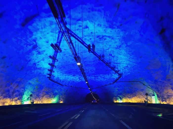 Lærdal là một trong những đường hầm dài nhất thế giới thu hút nhiều du khách