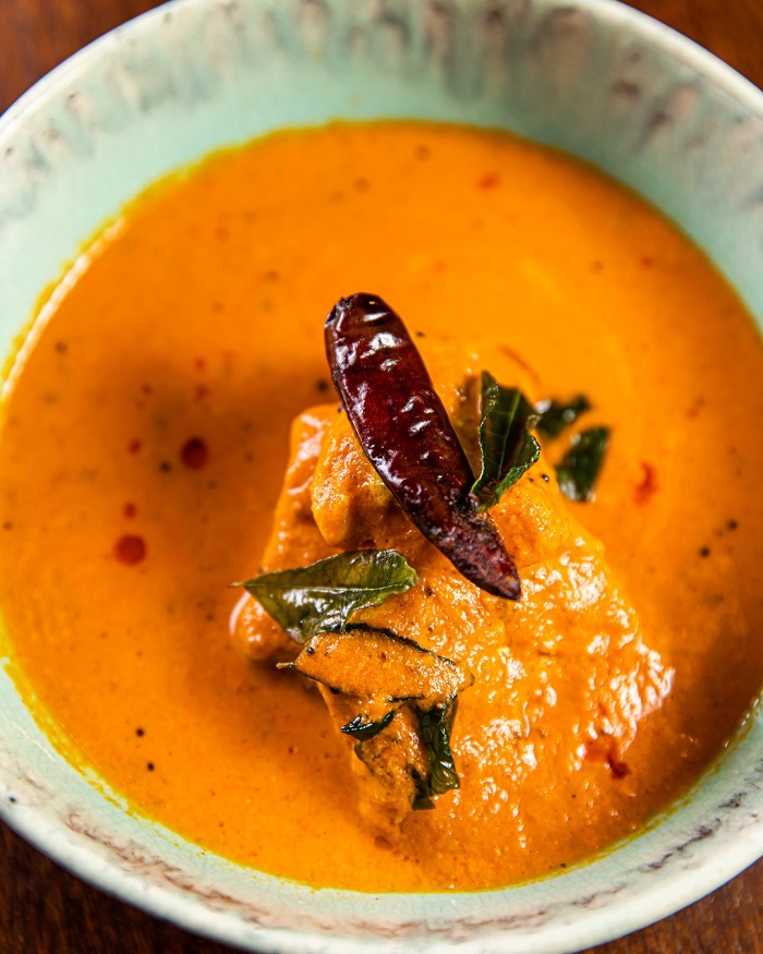 Cà ri Chemmeen Manga Curry - ẩm thực miền nam Ấn Độ