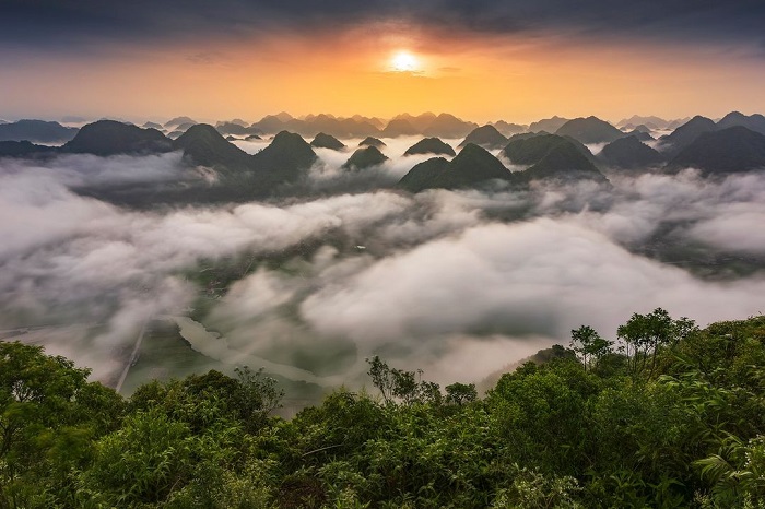 Nà Lay là ngọn núi đẹp ở Lạng Sơn cảnh sắc đẹp mê hồn