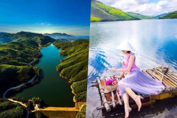 Check-in hồ Xuân Bình Phú Yên thưởng ngoạn cảnh sắc bình yên 