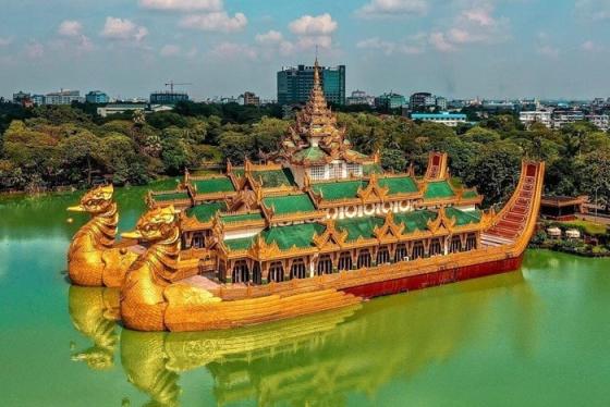 Khám phá hồ Kandawgyi – hồ nước tuyệt đẹp giữa thủ đô Myanmar