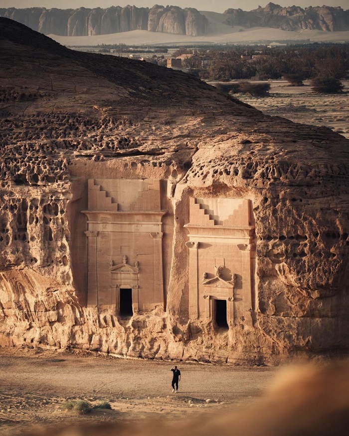 Lăng mộ Lihyan - du lịch Madain Saleh