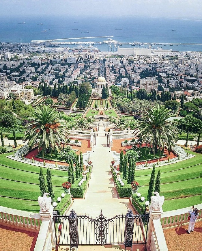 Vườn Bahai là biểu tượng của thành phố Haifa