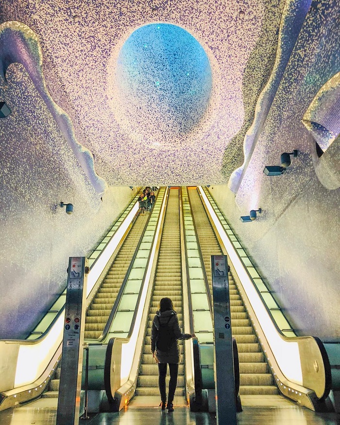 Toledo là một trong những ga tàu điện đẹp nhất châu Âu mang vẻ đẹp ấn tượng