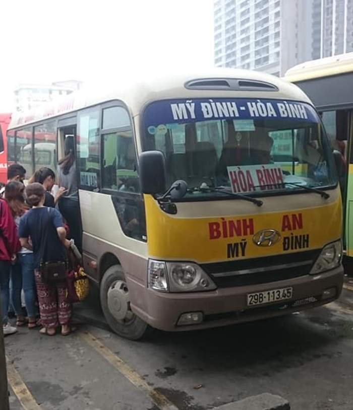 xe khách Hà Nội đi Hoà Bình - Nhà xe Bình An