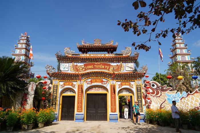 ngôi chùa đẹp ở Hội An chùa Long Tuyền 