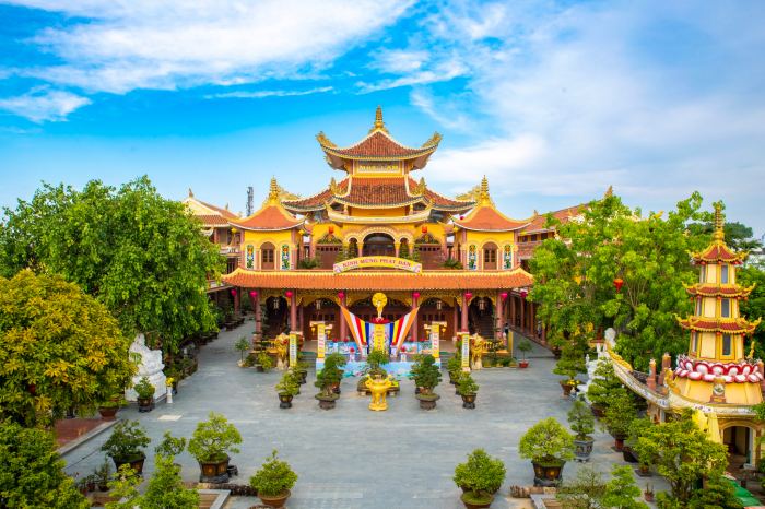 ngôi chùa đẹp ở Hội An tịnh xá Ngọc Cẩm