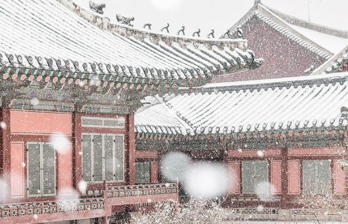 Du lịch Hàn Quốc mùa đông - cung điện