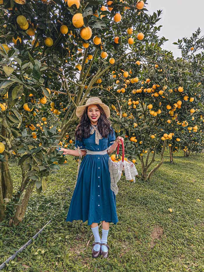 những địa điểm thuê trang phục dân tộc tại Mộc Châu - Những bộ váy vintage 