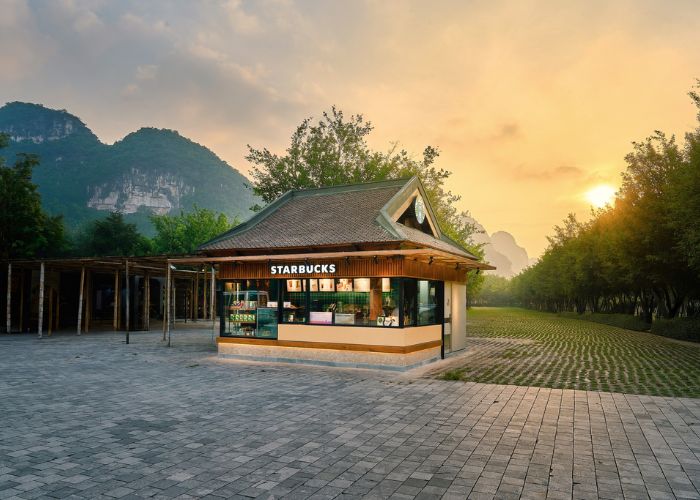 Starbucks Tràng An nằm trong danh sách quán Starbucks view đẹp tại Việt Nam