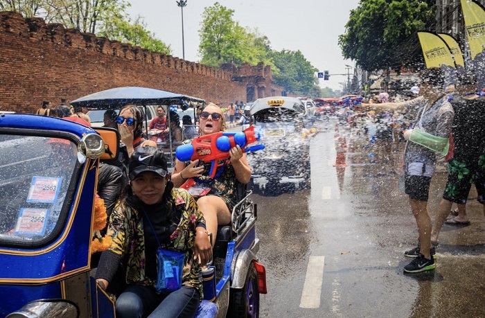 Lễ hội Songkran là một trong những lễ hội tại Chiang Mai Thái Lan