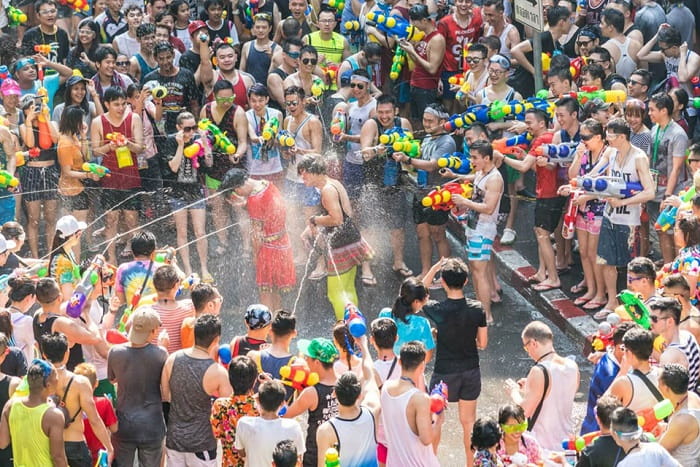 Lễ hội Songkran là một trong những lễ hội tại Chiang Mai Thái Lan