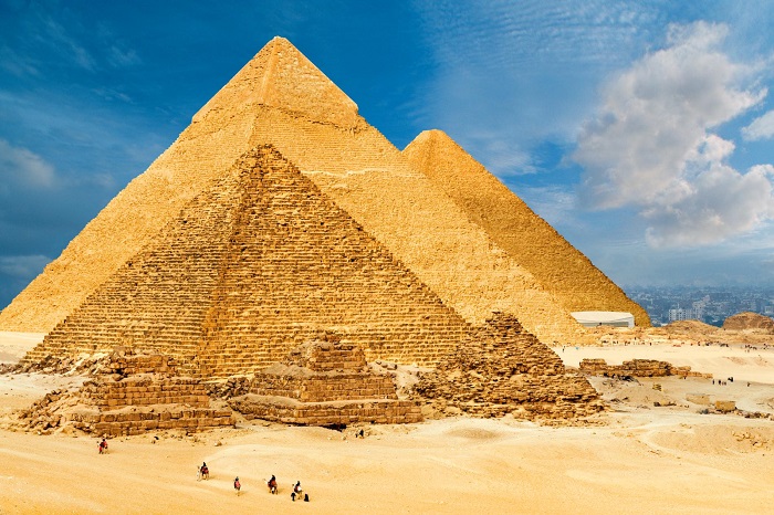 Choáng ngợp trước sự hùng vĩ của kim tự tháp Giza Ai Cập