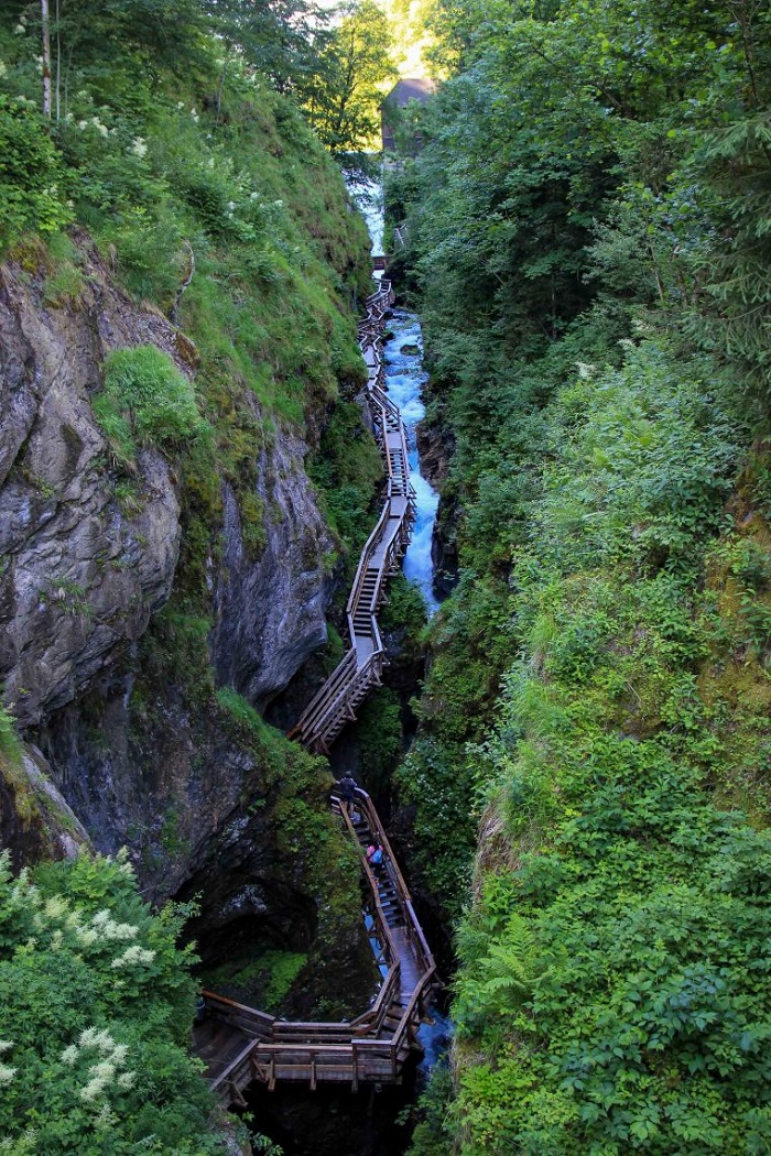 Vẻ đẹp của hẻm núi Sigmund Thun nước Áo