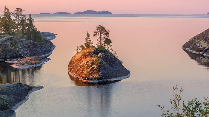 Vẻ đẹp của hồ Ladoga nước Nga