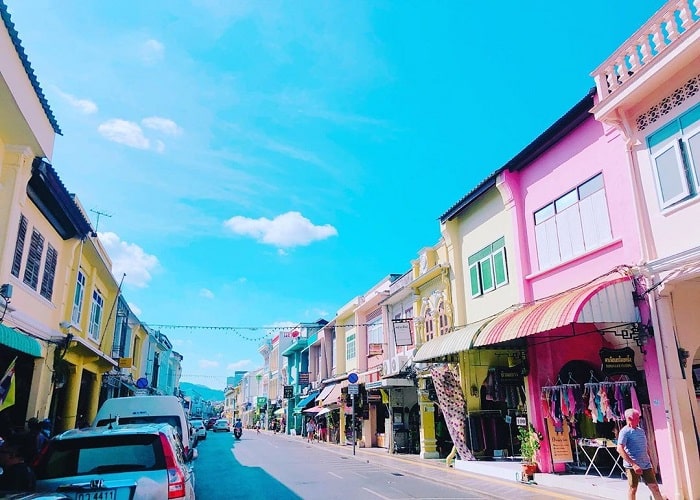 Phố cổ Old Town Phuket - điểm đến du lịch yêu thích tại Thái Lan