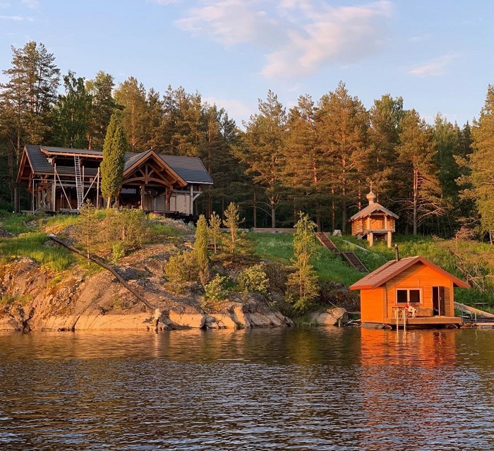 Vẻ đẹp của hồ Ladoga nước Nga