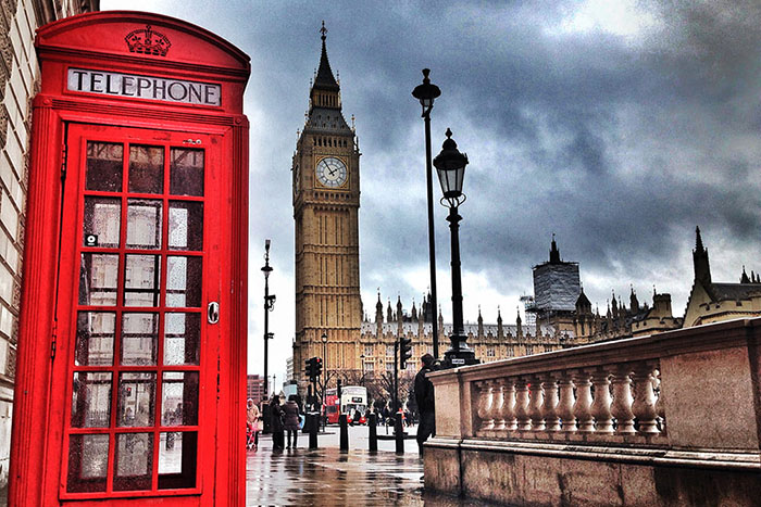 Khi thấy tháp đồng hồ Big Bên hiện ra nghĩa là bạn đã đến London.