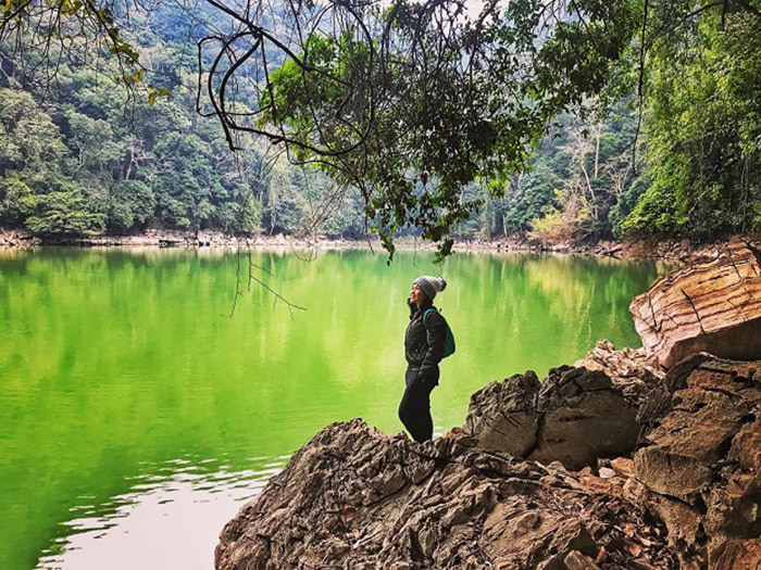 An attractive tourist destination in Bac Kan - Ao Tien