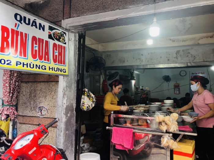 Gia Lai rotten crab vermicelli shop