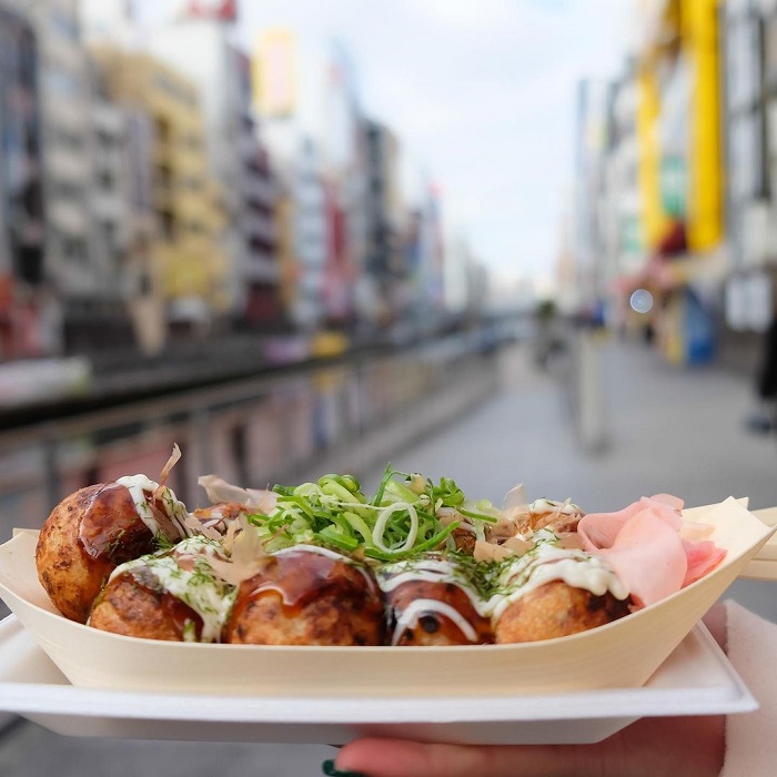 kinh nghiệm du lịch Osaka - ăn Takoyaki