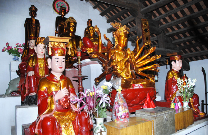chùa Phổ Minh Nam Định - bên trong chùa Phổ Minh