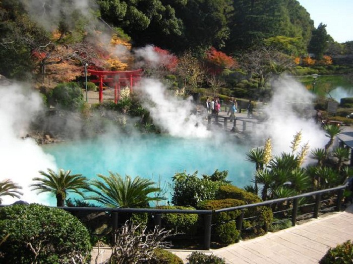 The beauty of hot springs Bang
