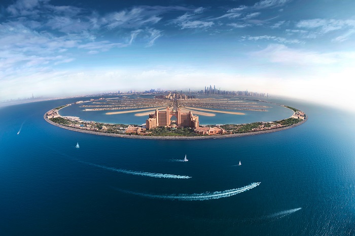 Quần đảo được xây theo hình dáng cây cọ - đảo Palm Jumeirah Dubai