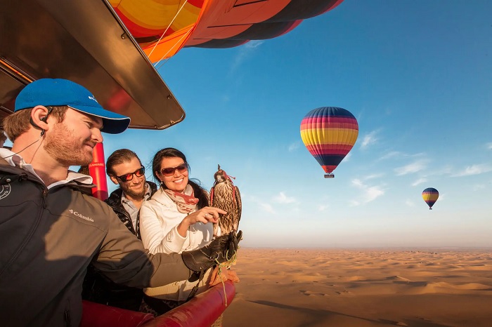 Khí cầu của Hot Air Balloon Dubai  - Trải nghiệm khinh khí cầu ở Dubai