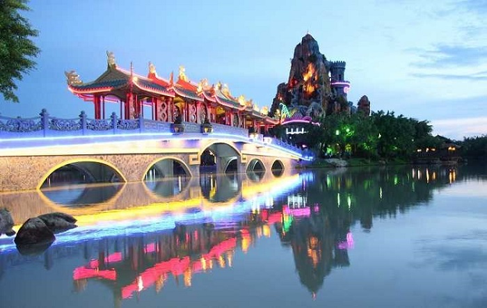 khu vui chơi ở Tây Ninh - khu du lịch Long Điền Sơn