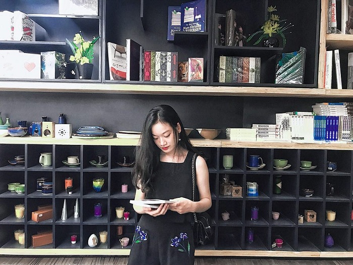 Carp Bookstore is a beautiful bookstore in Vietnam
