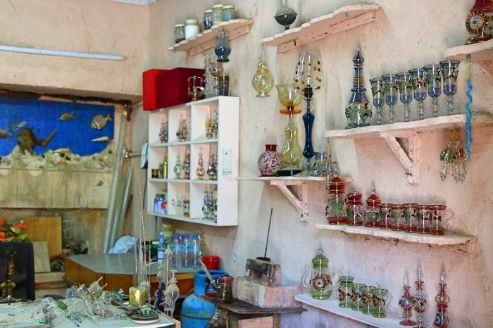 Phòng trưng bày thủy tinh - Làng Di sản Abu Dhabi