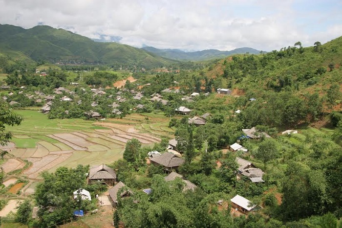 Bản Hon Lai Châu với bức tranh làng quê bình yên 