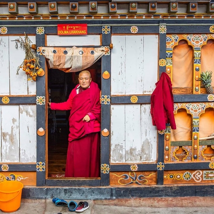 Các nữ tu ở ni viện Kila Gompa Bhutan
