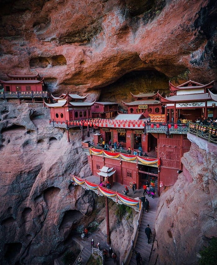 Chùa treo - ngôi chùa đẹp ở Trung Quốc nổi tiếng
