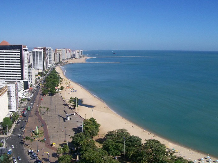 Đại lộ Beira Mar là điểm tham quan ở thành phố Fortaleza