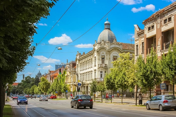 Đại lộ châu Âu là địa danh tham quan nổi bật ở thành phố Osijek