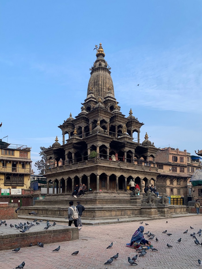 Đền thờ Krishna là điểm tham quan nổi bật ở phố cổ Patan 
