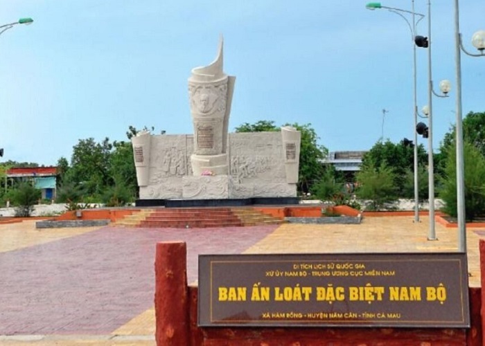 di tích Ban Ấn loát đặc biệt Nam Bộ là địa điểm nổi tiếng ở Cà Mau