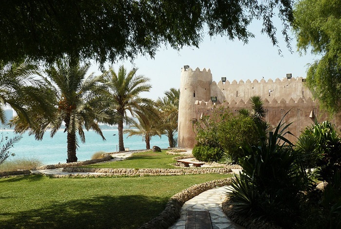 Đường ra bãi biển Làng Di sản Abu Dhabi