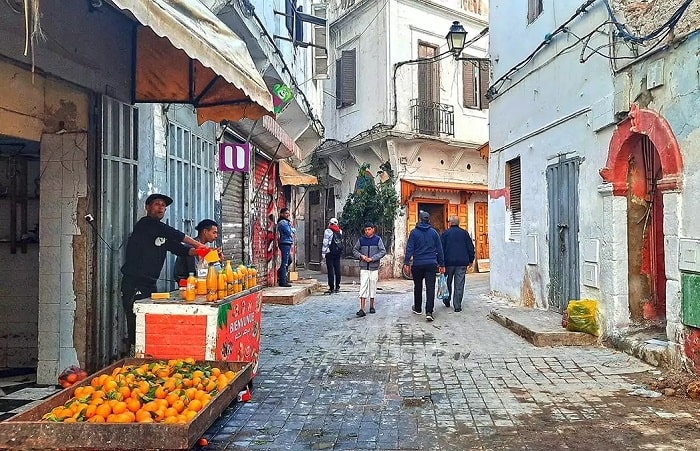 Khu phố cổ là điểm tham quan ở thành phố Casablanca Maroc