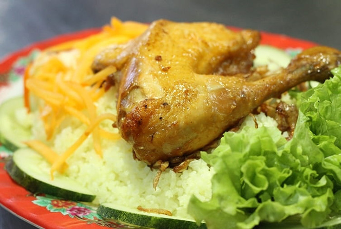 quán ăn ngon Hậu Giang - Món cơm gà
