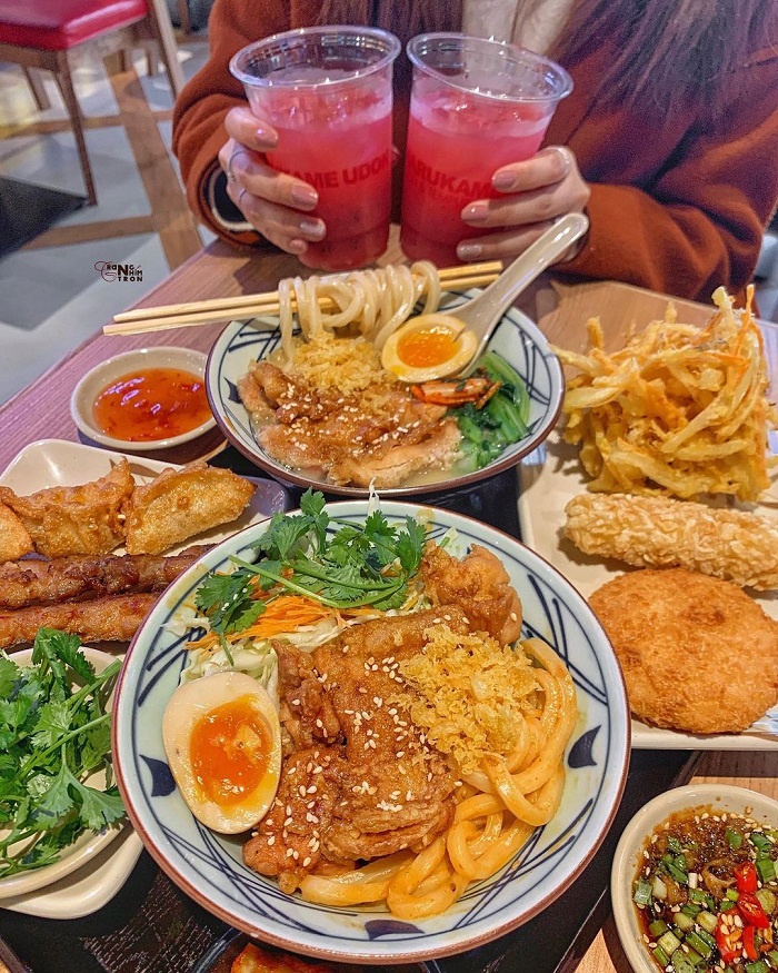 Các quán ăn Nhật ngon ở Bình Dương-  Nhà hàng kiểu Nhật Marukame Udon