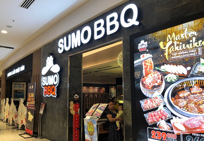 Delicious Japanese restaurants in Binh Duong- Sumo BBQ Restaurant