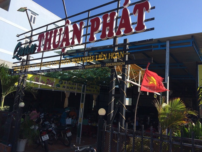 Quán ăn ngon ở đảo Phú Quý - Quán Thuận Phát