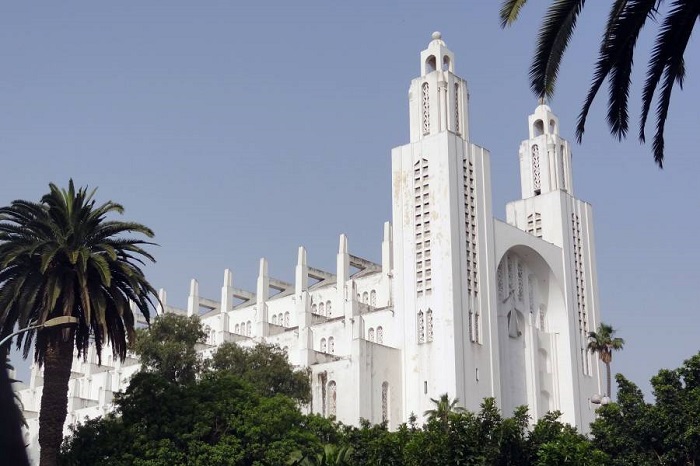 Nhà thờ Sacre Coeur là điểm tham quan ở thành phố Casablanca Maroc