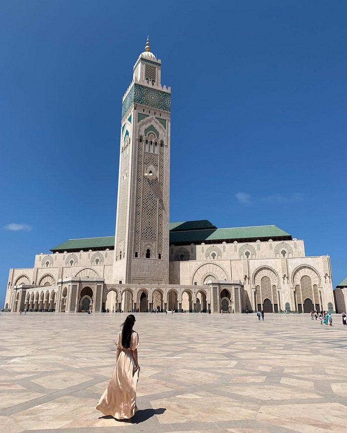 Nhà thờ Hồi giáo Hassan II là điểm tham quan ở thành phố Casablanca Maroc