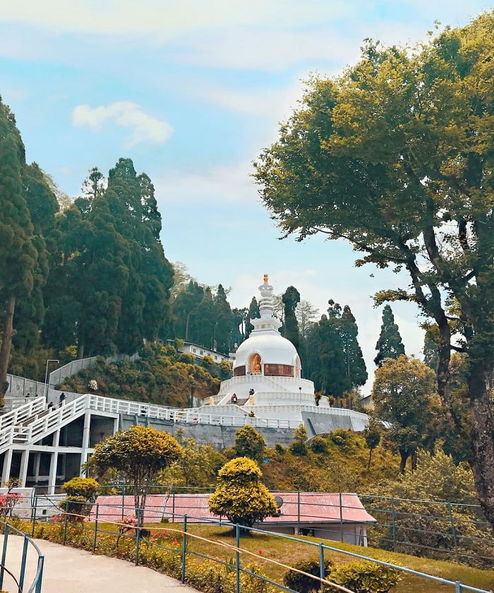 Chùa Hòa bình Darjeeling, Tây Bengal - những ngôi chùa đẹp nhất Ấn Độ