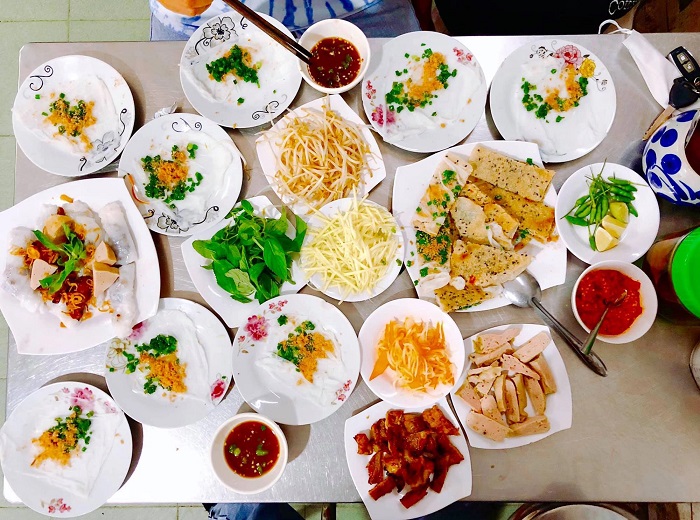 Quán bánh đập ở Nha Trang - Quán bánh đập Bình Minh