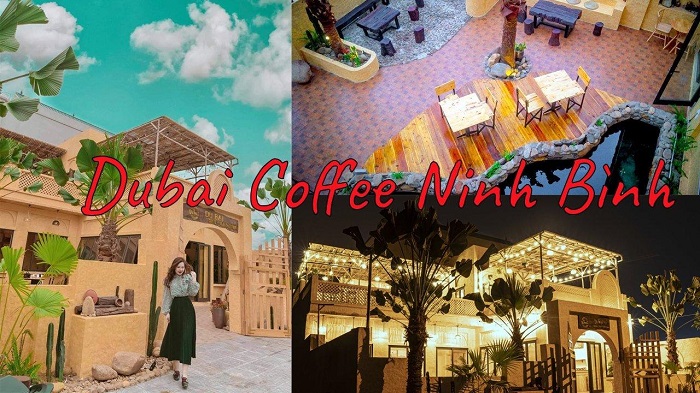 Beautiful cafe in Ninh Binh - Dubai Coffee